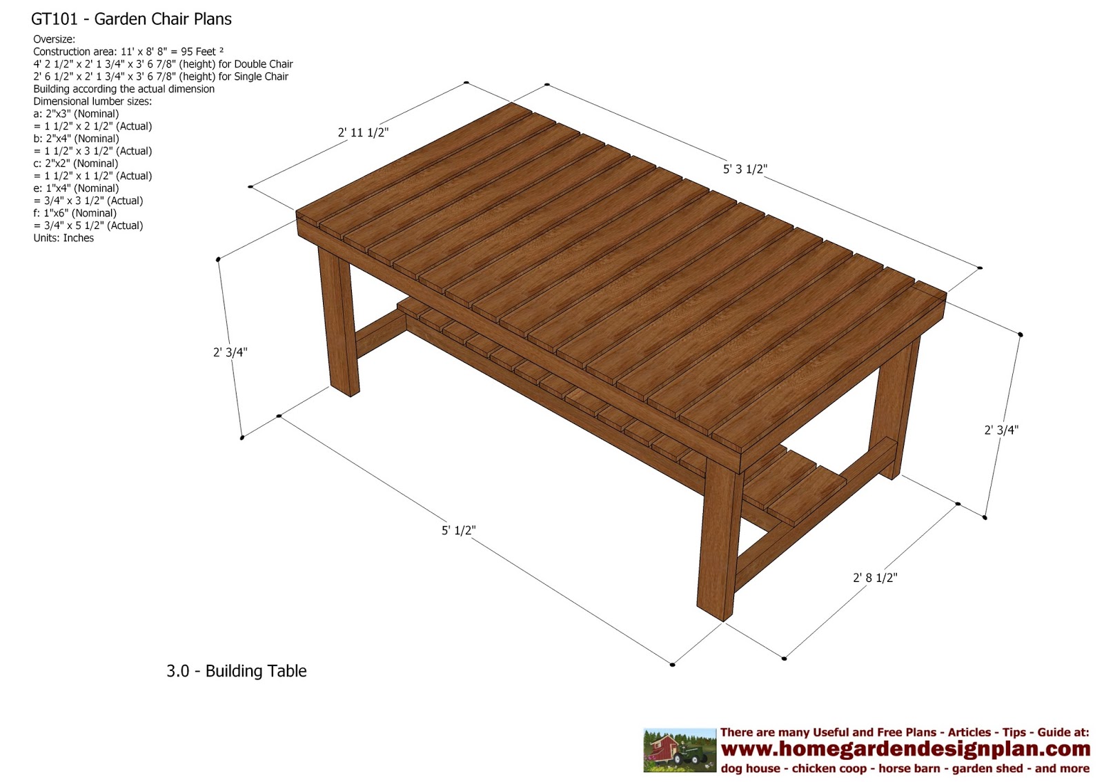 home garden plans: GT101 - Garden Teak Table Plans - Out ...