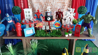 Decoração Vingadores Porto Alegre