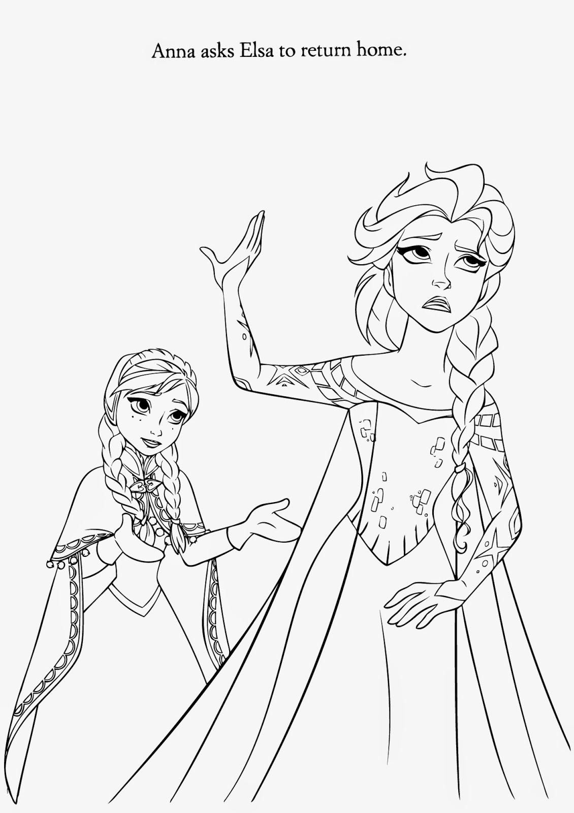 Download 15 Beautiful Disney Frozen Coloring Pages Free ~ Instant ...