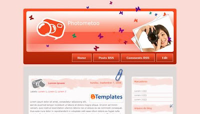 Photometoo Photo Blogger Template