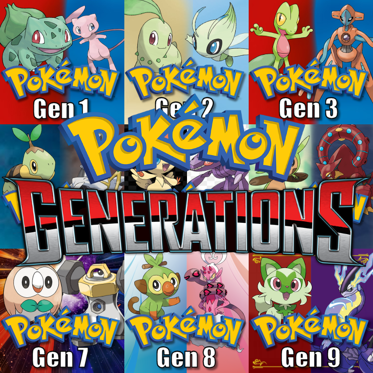 Ranking 9 Pokémon generations