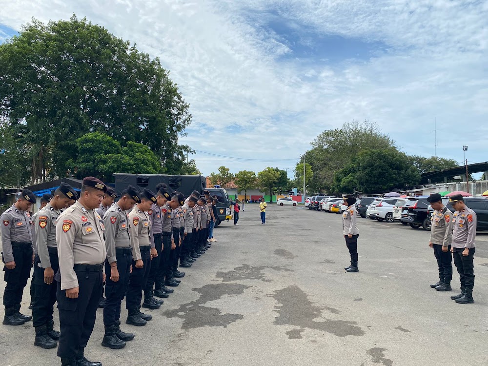 Jelang Final Sepak Bola Piala Bupati 2025, Polres Indramayu Gelar Apel Kesiapan Pengamanan di Stadion Tridaya