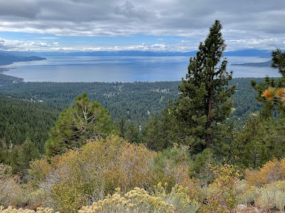 Tahoe from above Incline Village