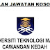 JAWATAN KOSONG UNIVERSITI TEKNOLOGI MARA - 31 OKT 2016