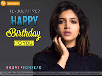 happy birthday to you bhumi pednekar message photo hd for mobile phones