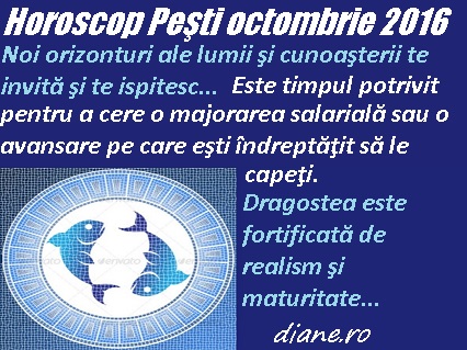 Horoscop Pesti Octombrie 2016 Diane Ro