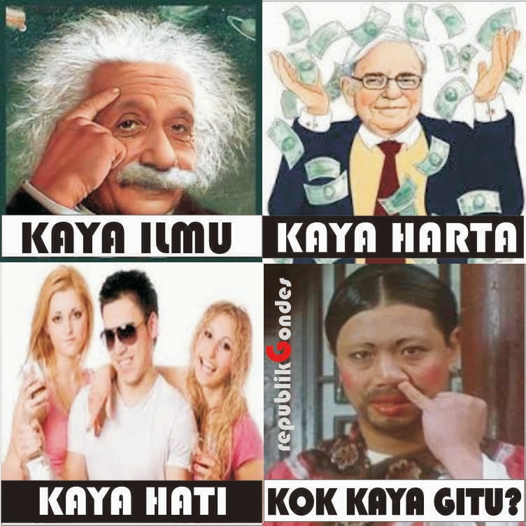 Komentar2 Lucu Konyol Beda si Kaya  si Miskin Cerita 