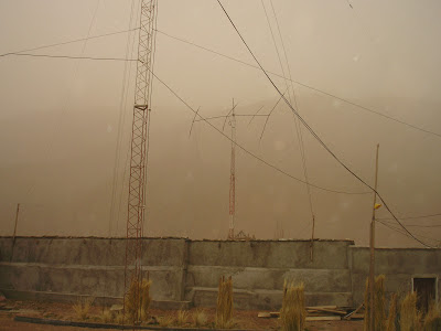 Die Antennenanlage wird sehr stark gefordert