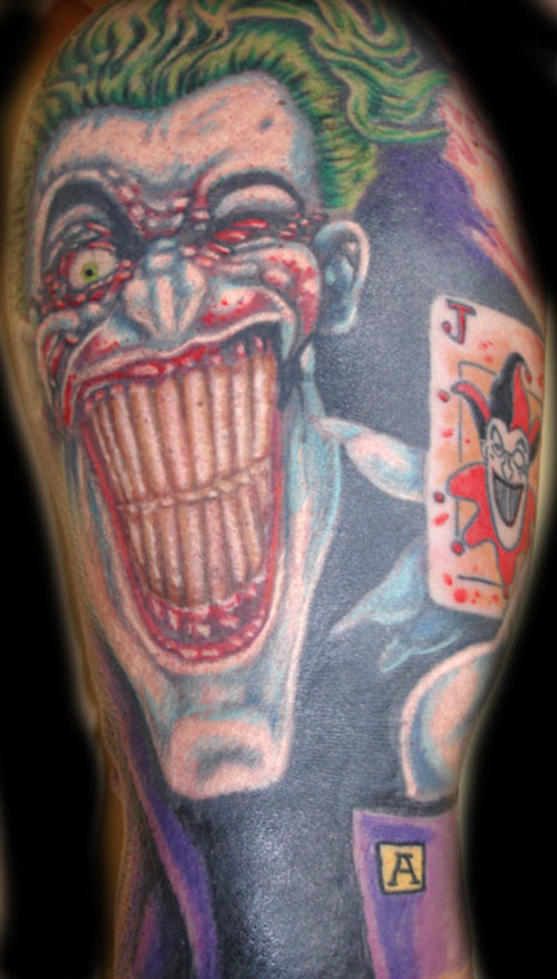 Joker Tattoo Meanings Pictures And Inspired Design Ideas