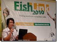 AQD Technology Verification & Demonstration Head Dr. Ma. Rowena Eguia talks about advances in tilapia culture