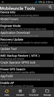 Install recover in lava iris x8