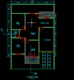  Cara  Membuat Denah  Pondasi Rumah  Teknik Gambar