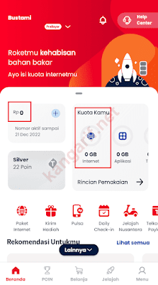 sebaiknya pulsa dan kuota reguler nol