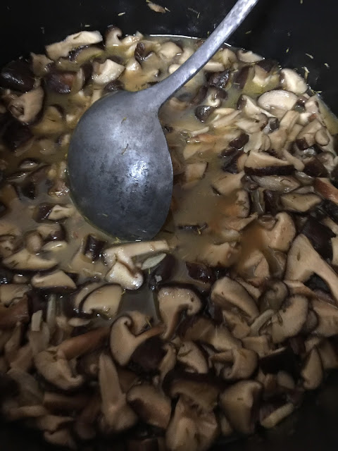 resepi cup cendawan, mushroom soup, sup cendawan shitake, sup cendawan krim