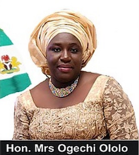 Rochas Okorocha swears in sister as commissioner for Happiness