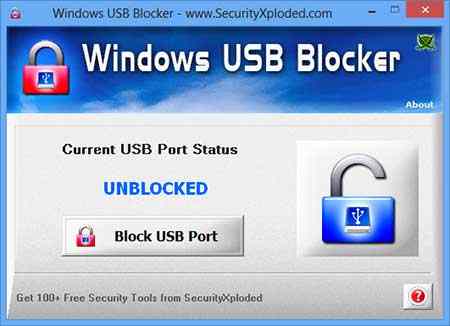 تحميل برنامج Windows USB Blocker مجانا لغلق منافذ الفلاشات