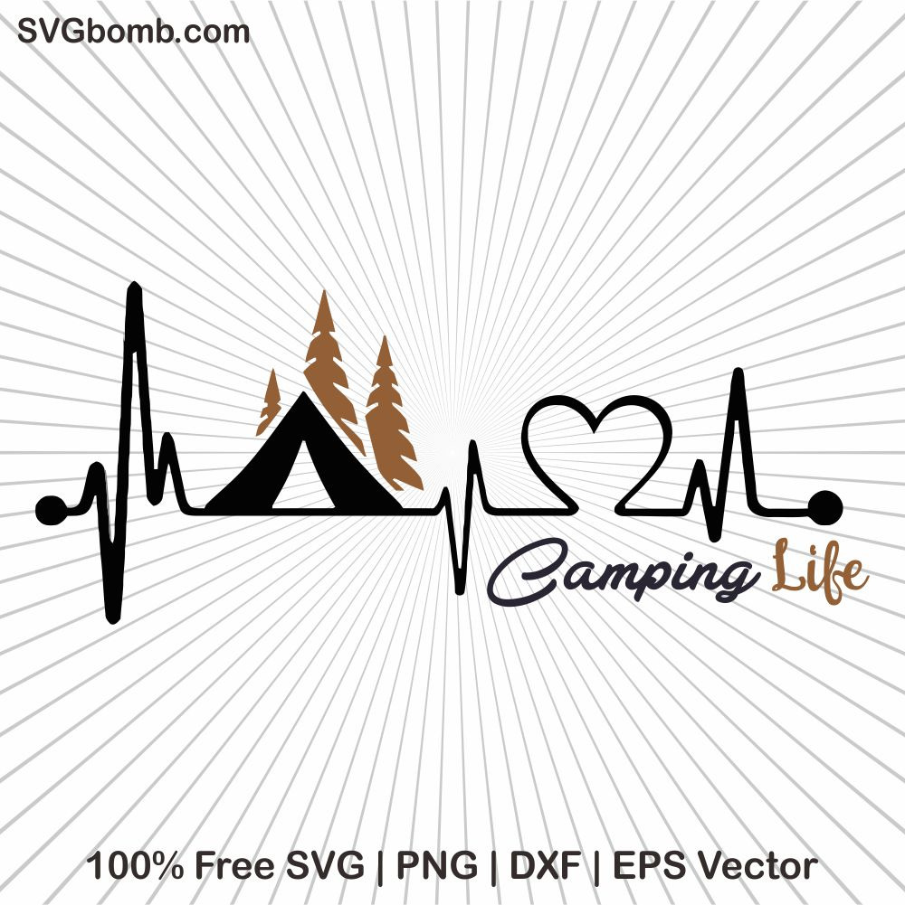 Download Fields Of Heather: Free Camping Themed SVGS
