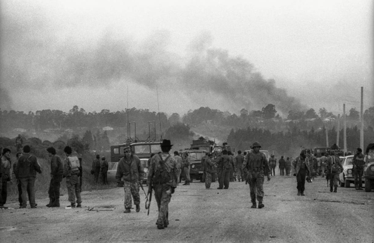 Абхазское наступление в сторону Ингури 28-30 сентября 1993 года. Фото Олега Климова