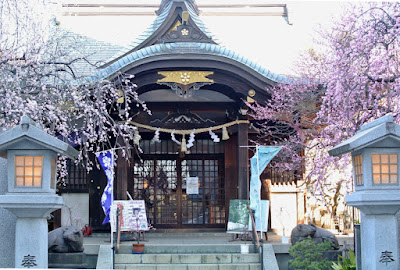 ちはやのラッピングバスに乗りに　牛天神北野神社