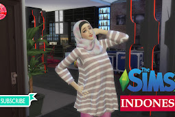 The Sims4 CAS Hijab Girl Bahasa Indonesia