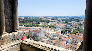 a partir du chateau vue sur la ville de Leiria