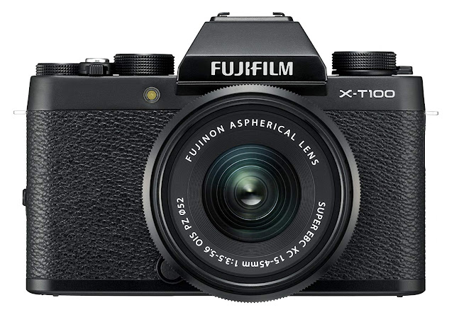 Fujifilm X Series X-T100 24.2MP Mirrorless Camera (Black) 