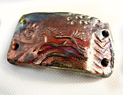 Raku bracelet bar from Star Spirit Studio.