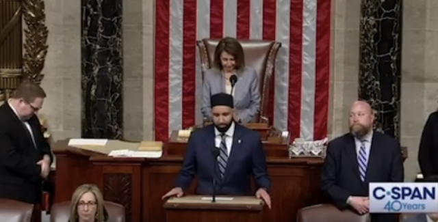 Israel-Hating, Gay-Bashing, Sexist Imam Gives Invocation to U.S. House 