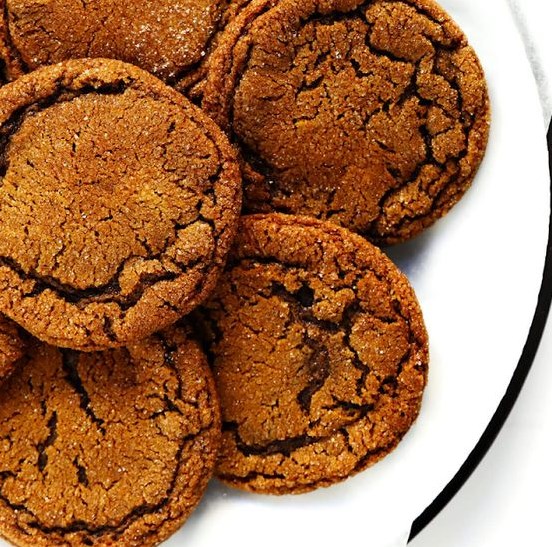 CHEWY GINGER MOLASSES COOKIES #desserts #glutenfree