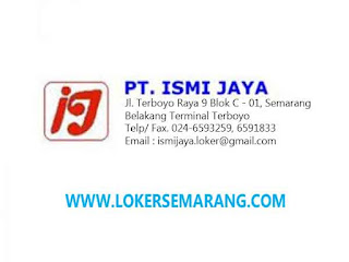 Lowongan Pekerjaan Sales TO PT Ismi Jaya di Semarang