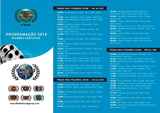 Programação do festival internacional de cinema de Teresópolis