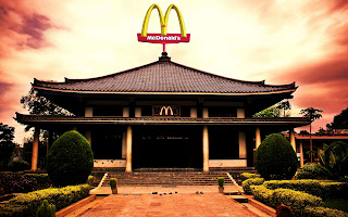 McDonalds Japan Traditional Store HD Wallpaper