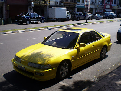 Different generations of Honda Integra