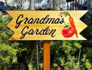 For grandmothers who enjoy gardening, a custom-made Grandma's Garden sign is a great gift idea.