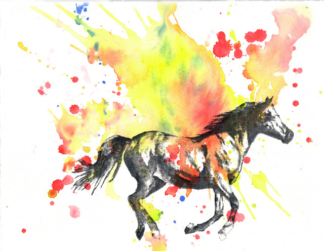 animal watercolour paintings