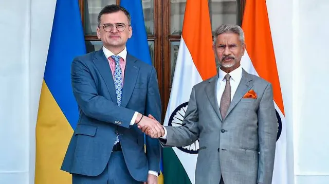 Cover Image Attribute: India's External Affairs Minister S Jaishankar met Kuleba at the Hyderabad House. / Source: Union Ministry of External Affairs, Government of India