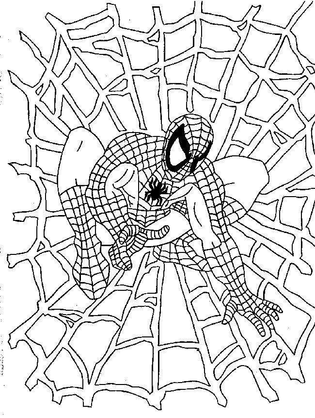 Super Hero Coloring Pages 1