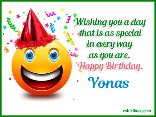 Yonas Happy birthday