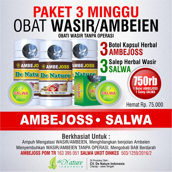 obat herbal untuk wasir eksternal