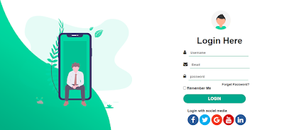 From login by HTML and CSS