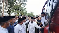 Pemkab OKI Sambut Kepulangan Jemaah Haji Kloter 18
