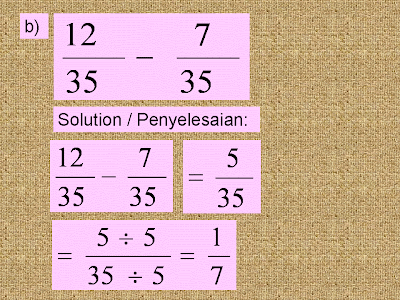 Contoh Soalan Pecahan Algebra - Kecemasan l