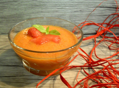 Gazpacho de sandia.