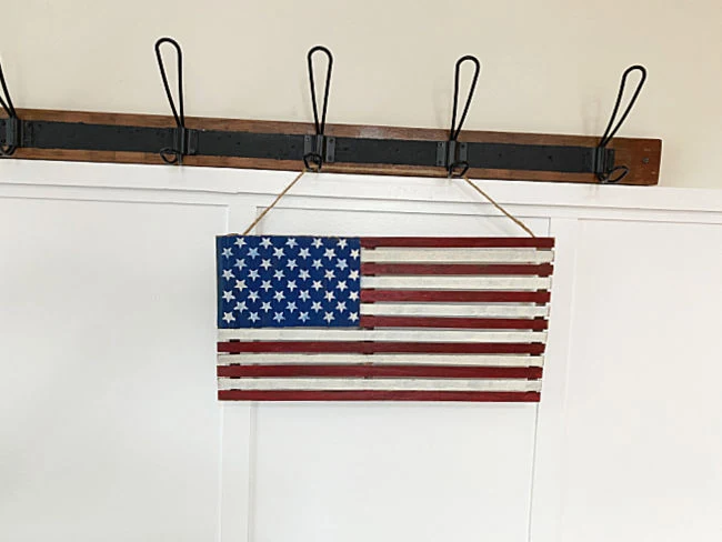 hooks with American flag