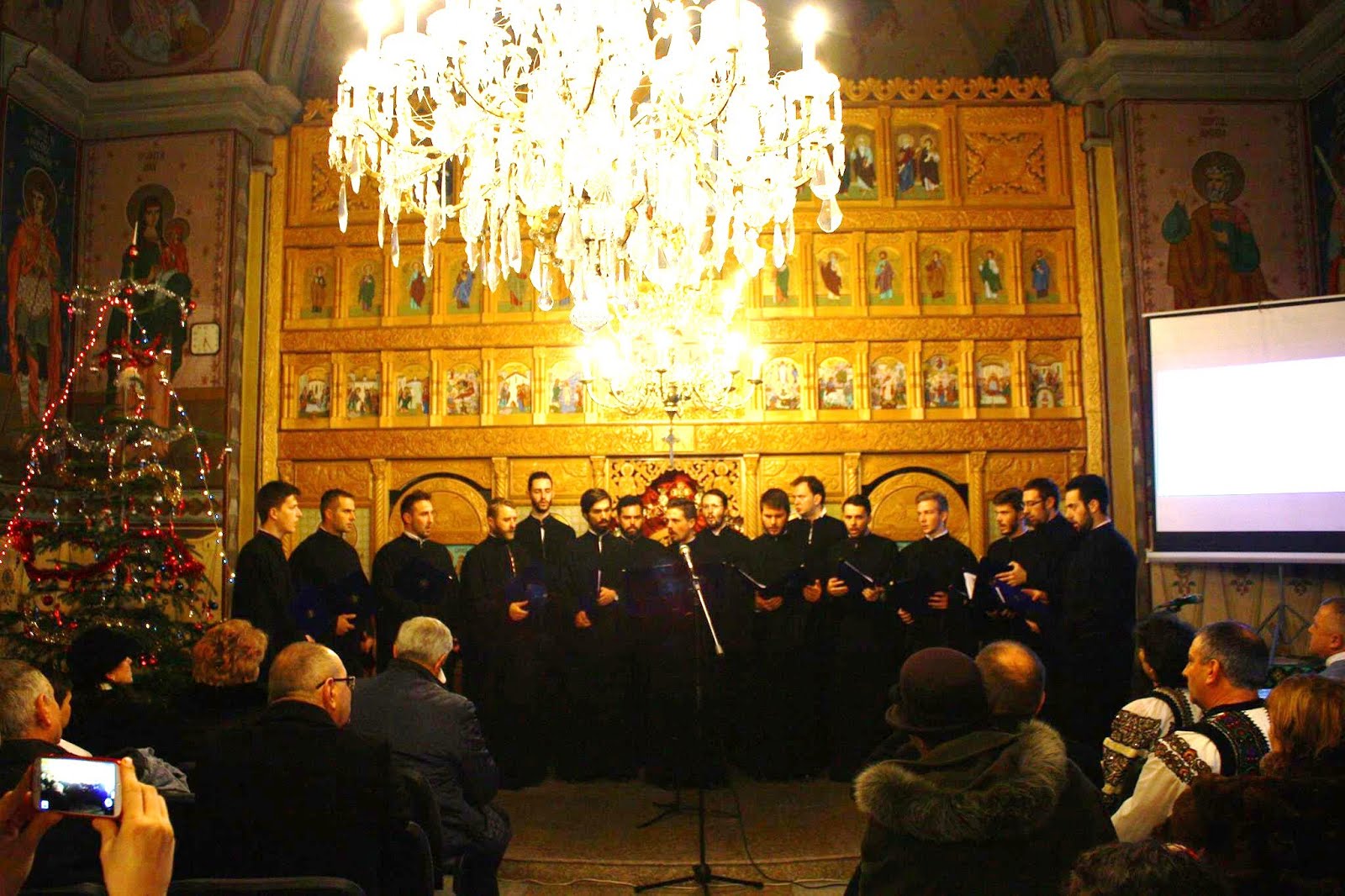 Grupul de muzică bizantină ANASTASIOS la Subcetate, 5 dec. 2015. Foto: Ana Alexandra Dobrean