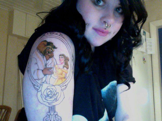 Tattoo update This is my latest tattoo Beauty and the beast is one of my 