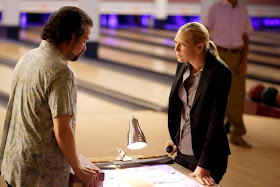 FRINGE: Olivia (Anna Torv, R) visits Sam (guest star Kevin Corrigan, L) at the bowling alley in the FRINGE episode 'Fracture' airing Thursday, Oct. 1 (9:00-10:00 PM ET/PT) on FOX. ©2009 Fox Broadcasting Co. CR: Michael Courtney/FOX