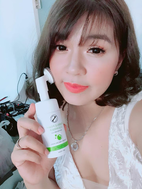 260k - Sữa rửa mặt Bubble Foam Cleanser 3 trong 1 - Hoài Thương Organic