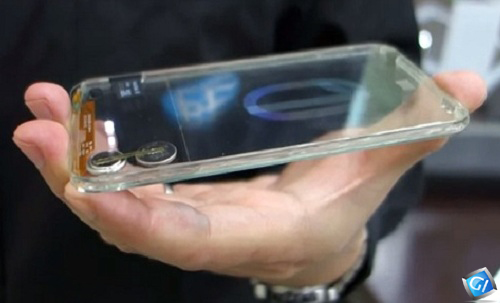 Transparent Glass Smartphone
