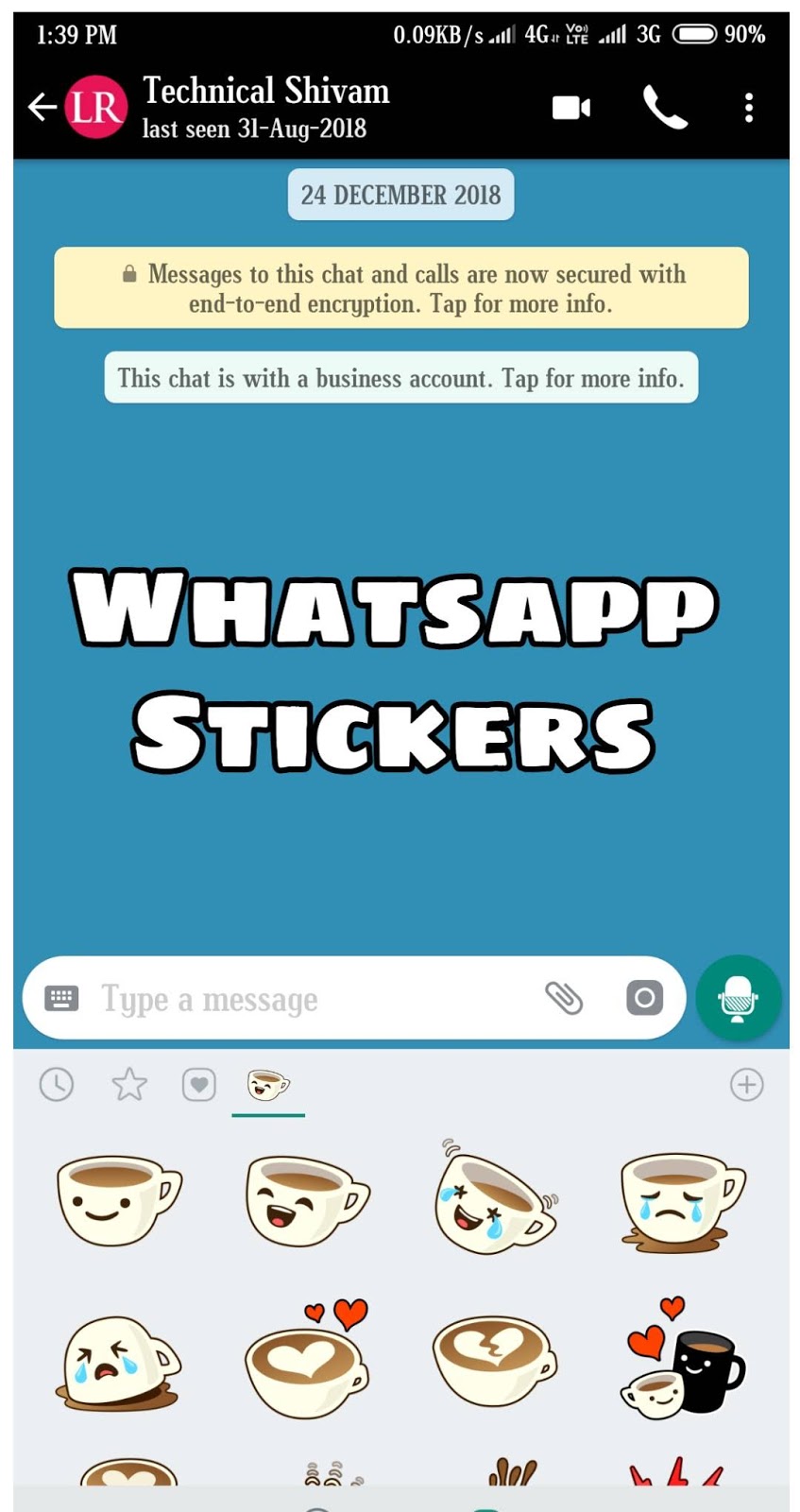 Whatsapp Sticker Kaise Bhejedownload Whatsapp Sticker